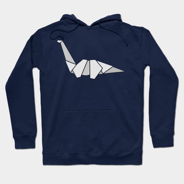 Origami diplodocus Hoodie by shegoran